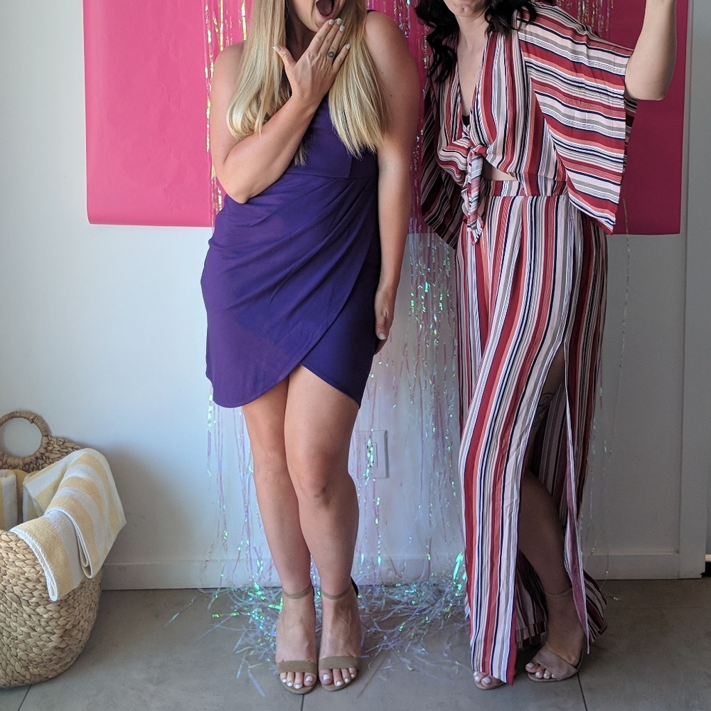 Purple Mini Dress
